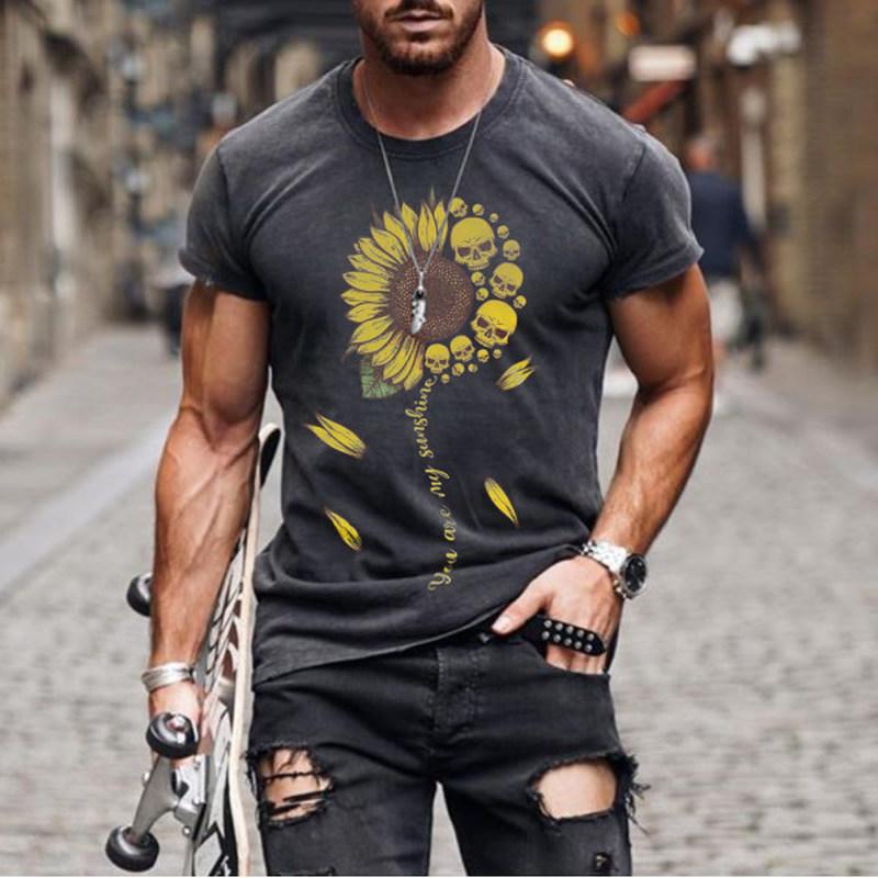 Men' T-Shirts Mens T-shirt Summer Short Sleeve Sunflower Skull Print Graphic T Shirts Gym Fitness Tshirts Sportwear Daily Casual Basic Tees, B4q617gr
Men' T-Shirts Mens T-shirt Summer Short Sleeve Sunflower Skull Print Graphic T Shirts Gym Fitness Tshirts Sportwear Daily Casual Basic Tees, B4q617gr