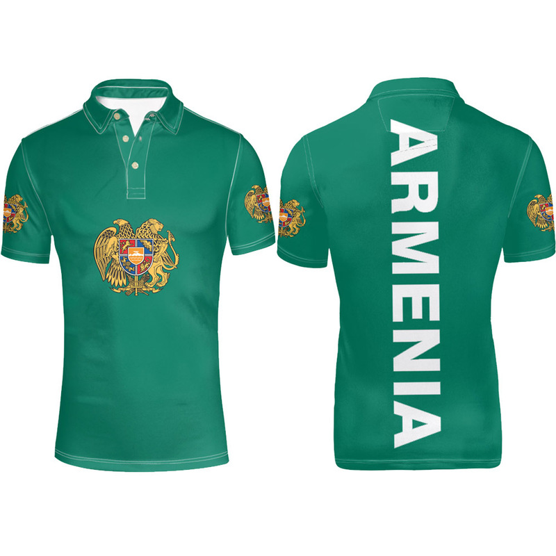 ARMENIA youth custom made name number po red black green tees arm country Polo shirt armenian nation flag am clothes 220608