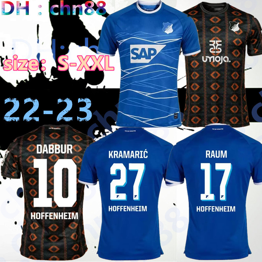 Hoffenheim soccer jerseys 22 23 Africa Kit football shirts 2022 2023 BRUUN LARSEN BEBOU DABBUR Kramaric GEORGINIO BAUMGARTNER adult men size s-xxl special edition
Hoffenheim soccer jerseys 22 23 Africa Kit football shirts 2022 2023 BRUUN LARSEN BEBOU DABBUR Kramaric GEORGINIO BAUMGARTNER adult men size s-xxl special edition