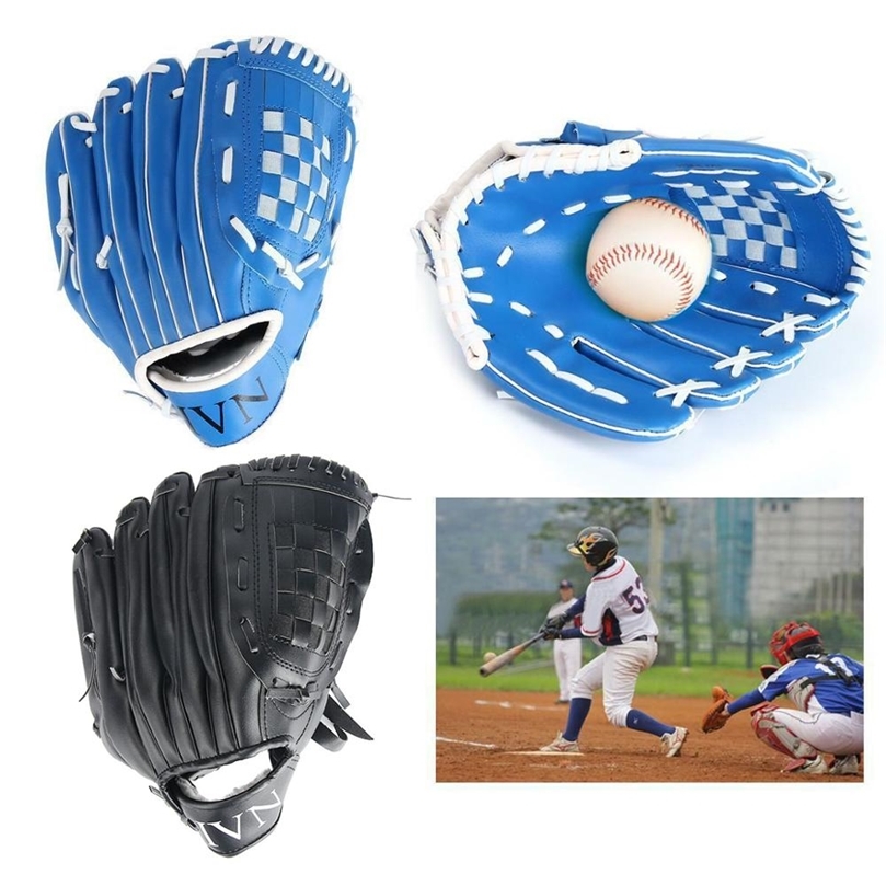 Training Baseball Glove Black Blue Outdoor Sports Softball Practice Equipment Size 105115125 Left handed throw for Adult 220812
Training Baseball Glove Black Blue Outdoor Sports Softball Practice Equipment Size 105115125 Left handed throw for Adult 220812