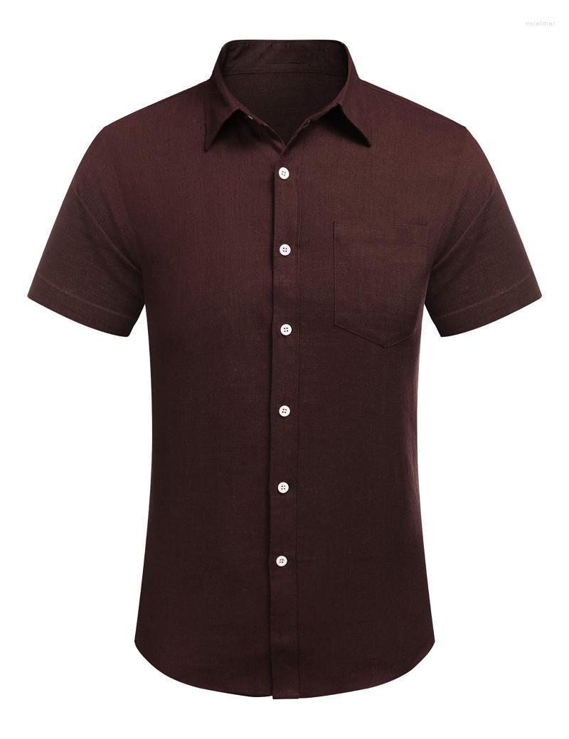 Men' Dress Shirts Mens Casual Linen Button Down Shirt Business Solid 2022 Summer Spring Men Short Sleeves ShirtsMen' Vere22, Black
Men' Dress Shirts Mens Casual Linen Button Down Shirt Business Solid 2022 Summer Spring Men Short Sleeves ShirtsMen' Vere22, Black