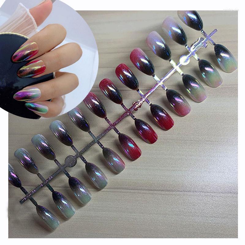False Nails 24 Gradients Mesh Red Fresh Aurora Nugget Fake Removable Sharp End Finished Manicure Press On Patch Prud22, Hj43blue
False Nails 24 Gradients Mesh Red Fresh Aurora Nugget Fake Removable Sharp End Finished Manicure Press On Patch Prud22, Hj43blue