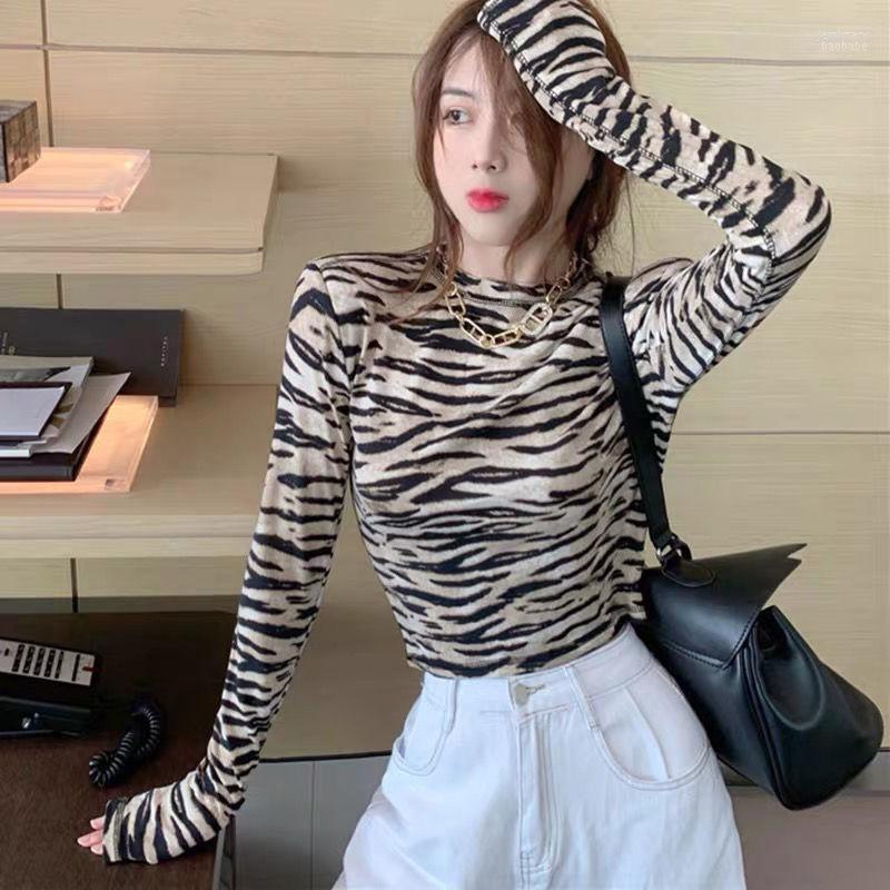 Women's Sweaters Zebra Long Sleeve T-shirt Short 2022 Autumn Hong Kong Style Versatile Slim Temperament Thin Bottomed Shirt Top Fashion Jemi, Color pattern
Women's Sweaters Zebra Long Sleeve T-shirt Short 2022 Autumn Hong Kong Style Versatile Slim Temperament Thin Bottomed Shirt Top Fashion Jemi, Color pattern