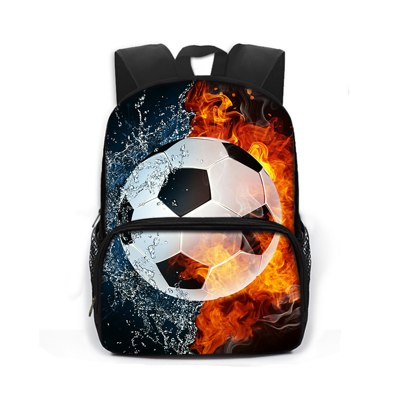 Cool Football Soccer Print Backpack Children School Bags Boys Schoolbag Kids Kindergarten Bag School Backpack Bookbag Gift 220318
