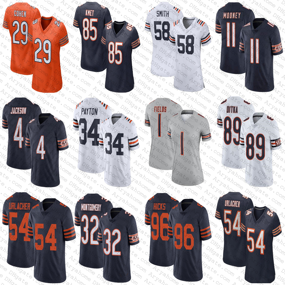 1 Justin Fields 4 Eddie Jackson Bear 11 Darnell Mooney Custom Football Jersey Walter Payton Chicagos Cole Kmet Brian Urlacher Jaylon Johnson Roquan Smith Tarik Cohen, Youth
1 Justin Fields 4 Eddie Jackson Bear 11 Darnell Mooney Custom Football Jersey Walter Payton Chicagos Cole Kmet Brian Urlacher Jaylon Johnson Roquan Smith Tarik Cohen, Youth