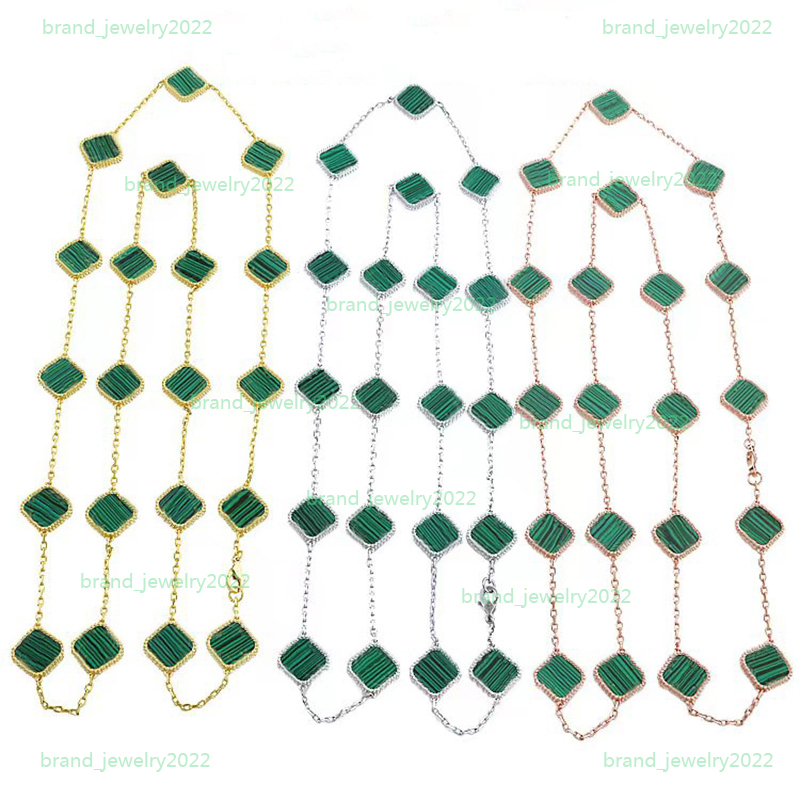 Luxury 20 Flowers 105cm Long Choker Classic Four Leaf Clover Necklace for Women Fashion Natural Gemstone Necklace Designer Electroplating 18K Gold Jewelry Gift
Luxury 20 Flowers 105cm Long Choker Classic Four Leaf Clover Necklace for Women Fashion Natural Gemstone Necklace Designer Electroplating 18K Gold Jewelry Gift