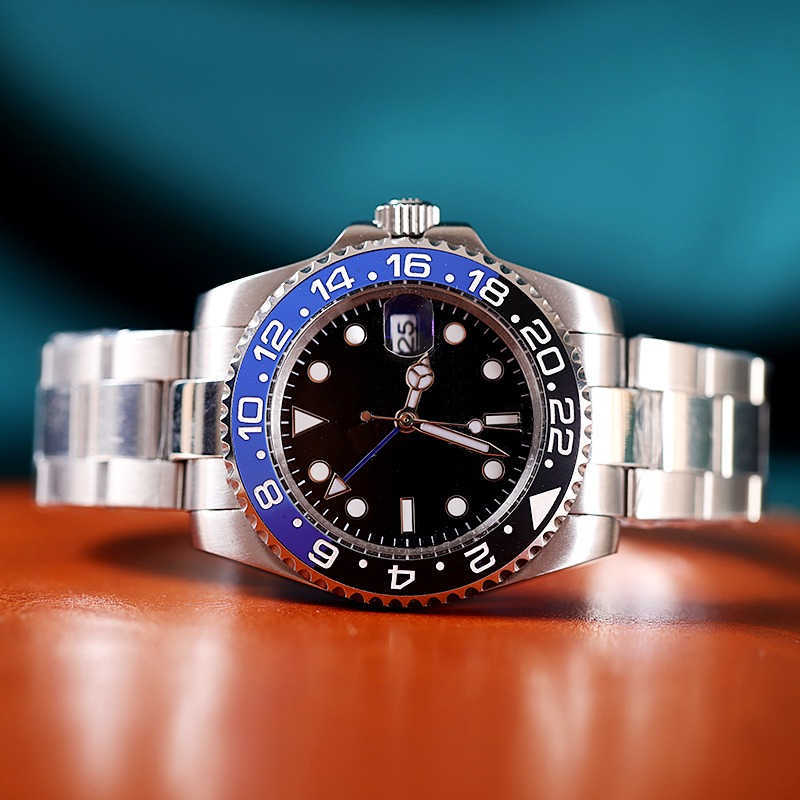 MensAutomatic 41mm Mechanical Watch Stainless Steel Blue Black Ceramic Sapphire Glass Super Luminous Watchet montre de luxe gift L1A
MensAutomatic 41mm Mechanical Watch Stainless Steel Blue Black Ceramic Sapphire Glass Super Luminous Watchet montre de luxe gift L1A