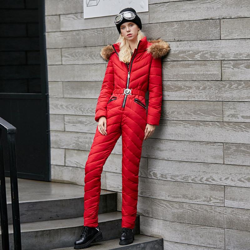 Women's Two Piece Pants Autumn Winter Cold-proof Outdoor Women One-piece Ski Set Ladies Down Cotton Jumpsuit Suit Casual Hooded Warm Padded, Black
Women's Two Piece Pants Autumn Winter Cold-proof Outdoor Women One-piece Ski Set Ladies Down Cotton Jumpsuit Suit Casual Hooded Warm Padded, Black