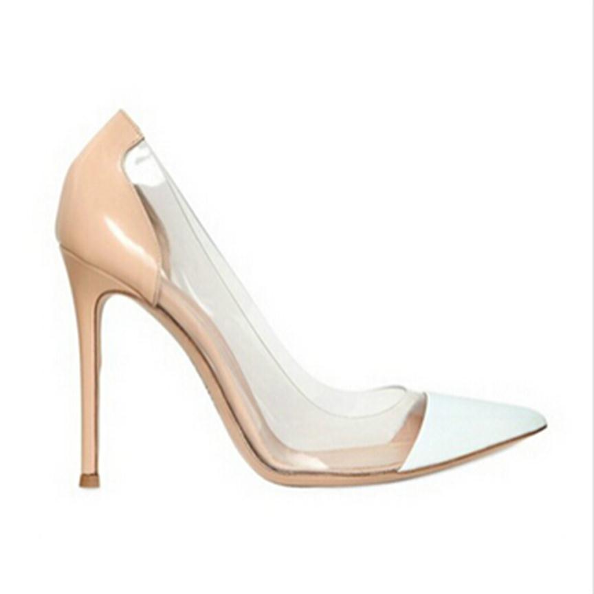 WholeSame to Gianvito Rossi 2017 Latest Fashion Women High Heels Exclusive leather and PVC Pointed Toe Pumps dress shoes250V
WholeSame to Gianvito Rossi 2017 Latest Fashion Women High Heels Exclusive leather and PVC Pointed Toe Pumps dress shoes250V