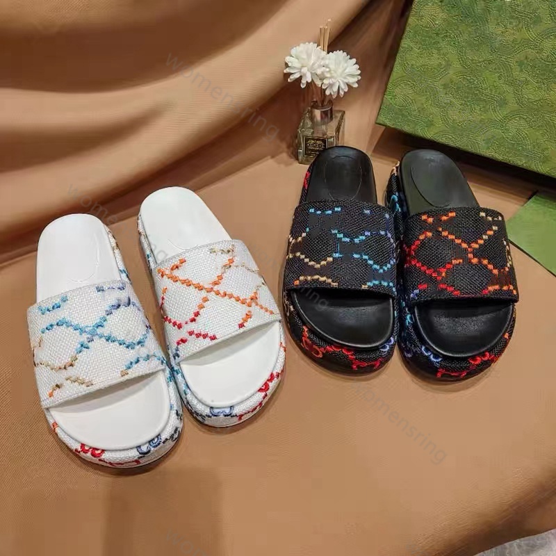 New Designer Sandals Women Platform Slippers Fashion Embroidered Canvas Sandals Womens White High Low Heel Comfort Shoes, 1.
New Designer Sandals Women Platform Slippers Fashion Embroidered Canvas Sandals Womens White High Low Heel Comfort Shoes, 1.