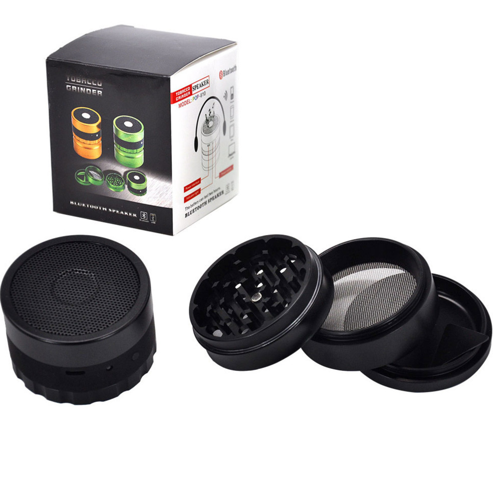 Herb Bluetooth Speakers Grinder 4Parts 62MM Aluminum Alloy Spice Crusher High Quality Beautiful Unique Design
Herb Bluetooth Speakers Grinder 4Parts 62MM Aluminum Alloy Spice Crusher High Quality Beautiful Unique Design