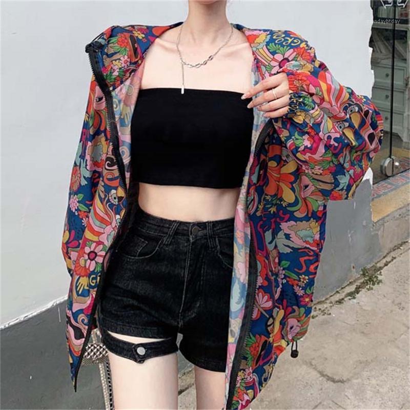 Women's Jackets Alien Kitty Streetwear Coats Hooded Printing Florals Chic Autumn Oversize Women 2022 Gentle Fashion Loose Sunscreen, Photo color
Women's Jackets Alien Kitty Streetwear Coats Hooded Printing Florals Chic Autumn Oversize Women 2022 Gentle Fashion Loose Sunscreen, Photo color