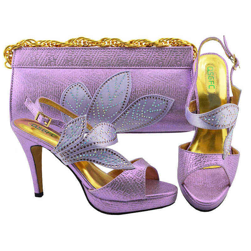 Fashion Lilac Color Italian Shoes and Bag Set Decorated with Rhinestone African Ladies Shoe to Matching 220516, Sky blue
Fashion Lilac Color Italian Shoes and Bag Set Decorated with Rhinestone African Ladies Shoe to Matching 220516, Sky blue