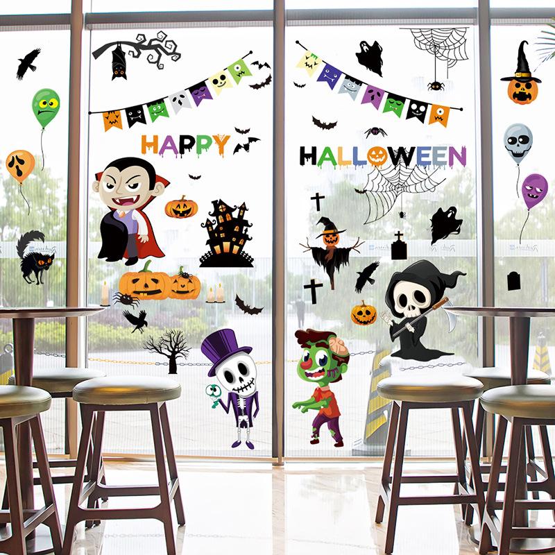 Party Decoration 9pcs/SetHalloween Window Stickers Halloween Glass Door Decorative Self-Adhesive Wall
Party Decoration 9pcs/SetHalloween Window Stickers Halloween Glass Door Decorative Self-Adhesive Wall