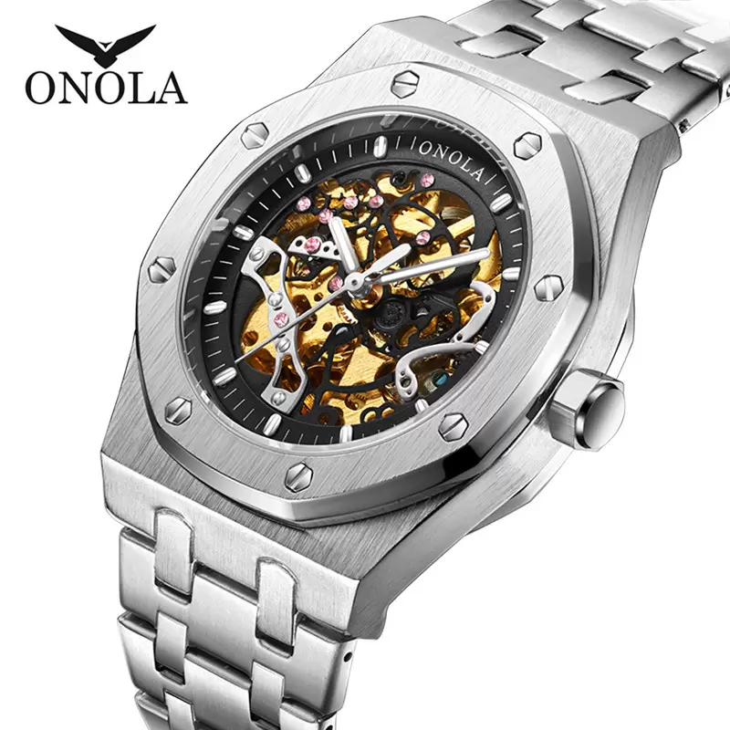 Chic High Quality Business Sports Hollow Automatic Mechanical Watch Men Waterproof Watch with Steel Strap WatchesWristwatches
Chic High Quality Business Sports Hollow Automatic Mechanical Watch Men Waterproof Watch with Steel Strap WatchesWristwatches