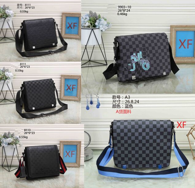 Men Leather Outdoor Messenger Bags Luxury Shoulder Bag Designer Handbag Tote Man's camera bagss Bright colors sport 25cm handbag for girls boys backpacks, Withlogo
Men Leather Outdoor Messenger Bags Luxury Shoulder Bag Designer Handbag Tote Man's camera bagss Bright colors sport 25cm handbag for girls boys backpacks, Withlogo