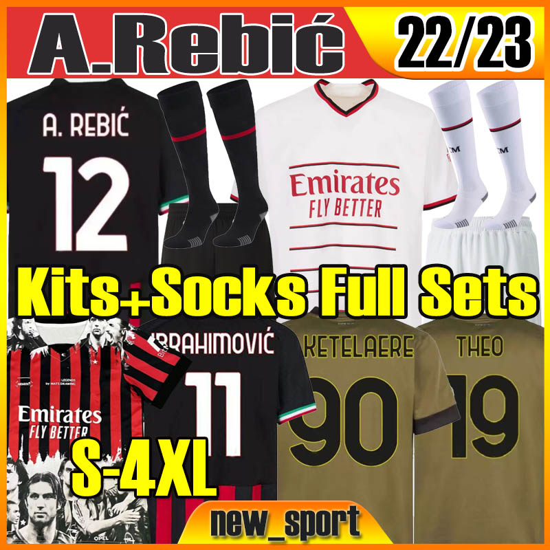 3XL 4XL 22 23 OMORI IBRAHIMOVIC Soccer jerseys R.LEAO GIROUD LAZETIC 4th kit TONALI A.REBIC KJER 2022 2023 Third TONALI theo football shirt, 21 22 4th patch
3XL 4XL 22 23 OMORI IBRAHIMOVIC Soccer jerseys R.LEAO GIROUD LAZETIC 4th kit TONALI A.REBIC KJER 2022 2023 Third TONALI theo football shirt, 21 22 4th patch