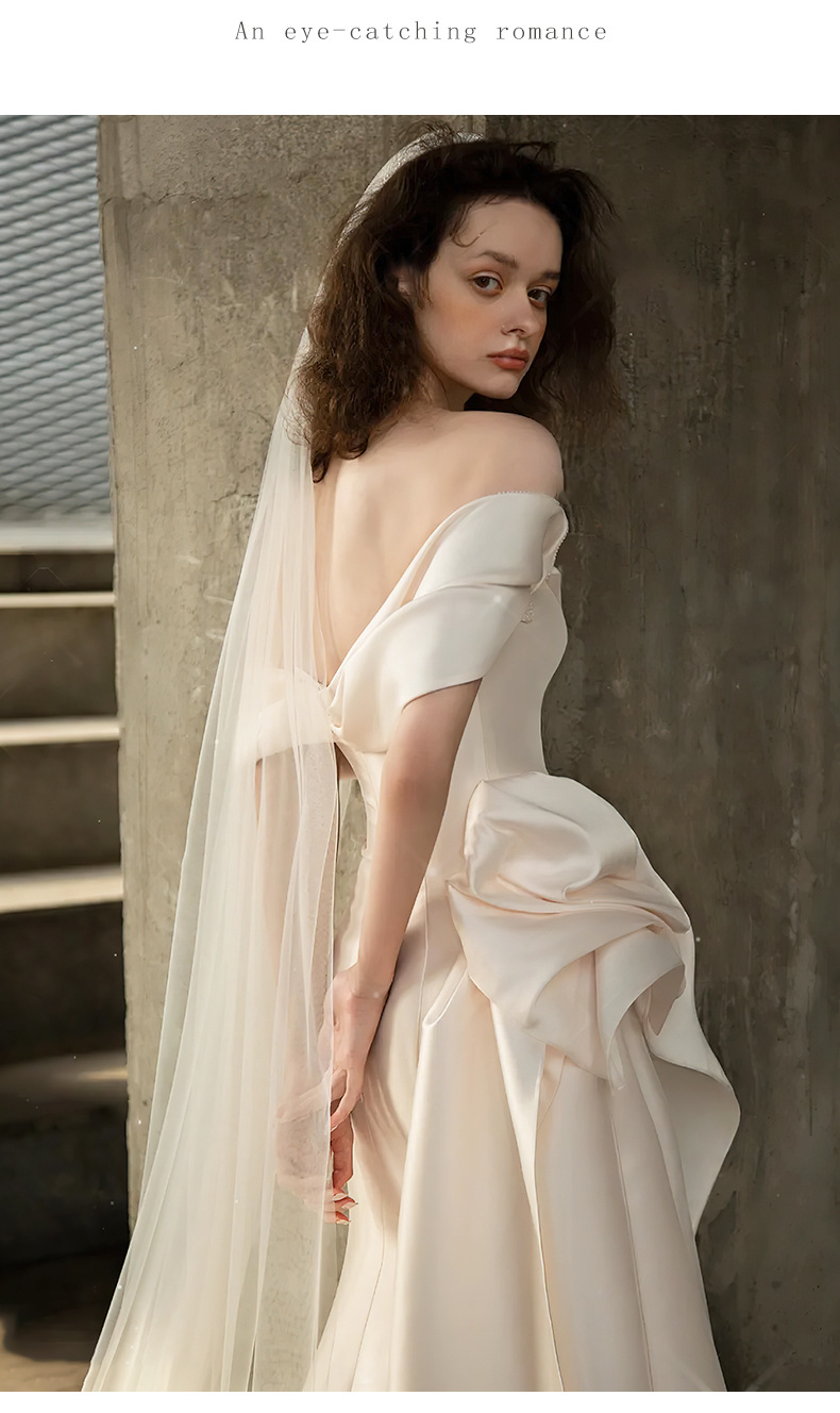 Wedding Dresses Sexy Evening Dress Floor Shoulder Strapless Bridal Gowns