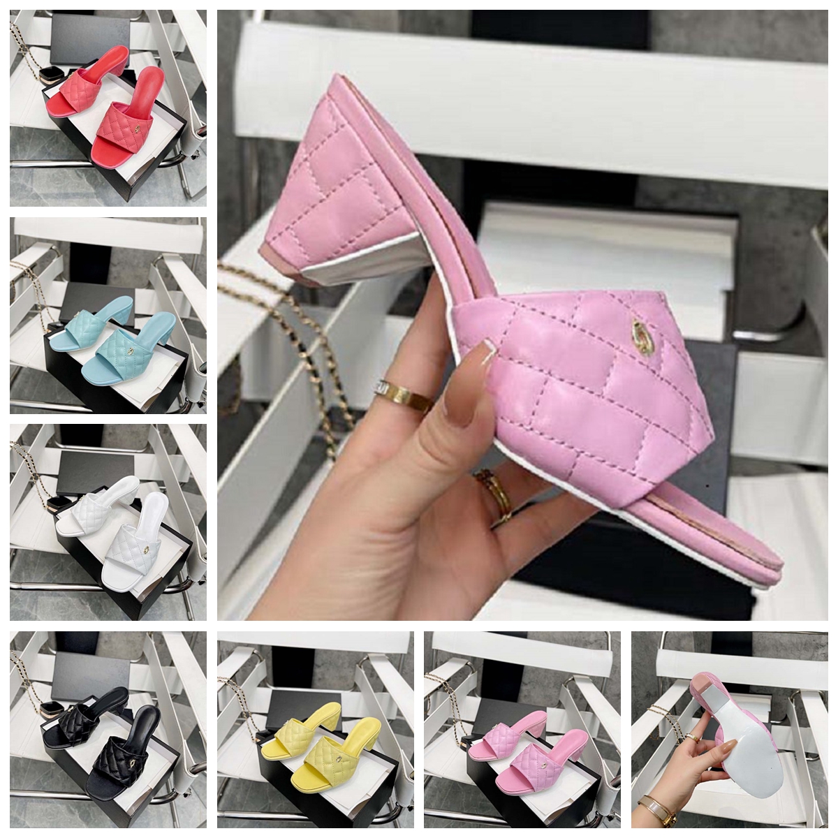 2022 Designer Women Sandals Sandals Velcro Classic Slippers Real Leather Slides Platform Flats Shoes Sneakers Boots With dustbag by new01 61, Box
2022 Designer Women Sandals Sandals Velcro Classic Slippers Real Leather Slides Platform Flats Shoes Sneakers Boots With dustbag by new01 61, Box