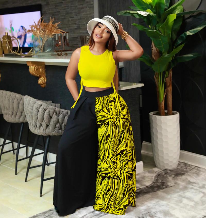 Women' Two Piece Pants Summer Women Tank Top And Wide Leg Loose Matching Set OutfitsWomen, Orange
Women' Two Piece Pants Summer Women Tank Top And Wide Leg Loose Matching Set OutfitsWomen, Orange