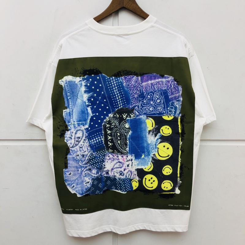 Men's T-Shirts High Quality KAPITAL T-shirt Men Women Back Double Diamond Graphic MAN Tee Tops Slightly Oversize