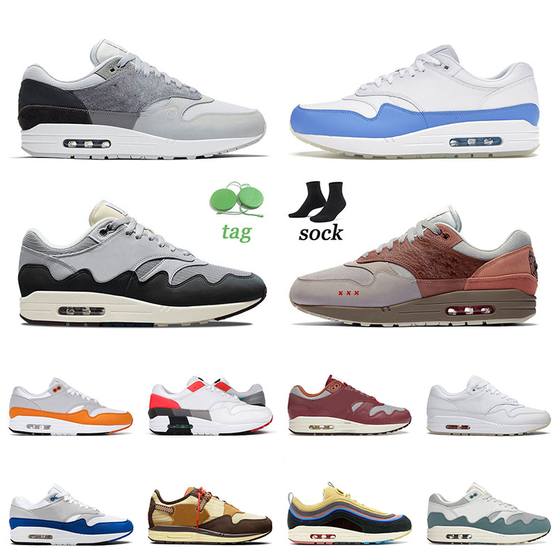 University Blue Sports Max 1 87 Running Shoes for Men Women London Patta Black Grey Amsterdam Cactus Jack Wheat Air Airmaxs Trainers Sneakers, D49 premium 36-45
University Blue Sports Max 1 87 Running Shoes for Men Women London Patta Black Grey Amsterdam Cactus Jack Wheat Air Airmaxs Trainers Sneakers, D49 premium 36-45