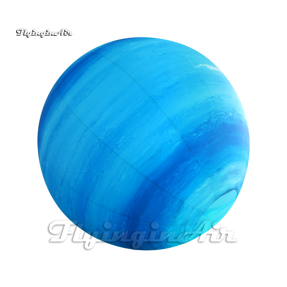 Large Lighting Inflatable Planet Balloon Huge Air Blow Up LED Cosmic Planet Ball For Space Party Show