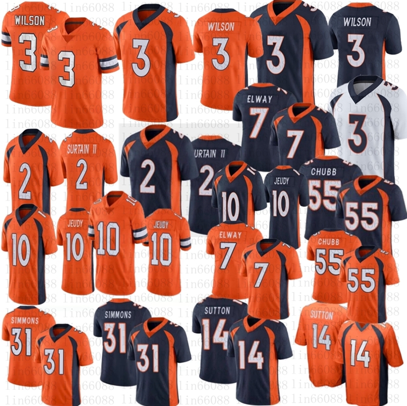 Russell Wilson Football Jersey broncoes Patrick Surtain II Jerry Jeudy John Elway Courtland Sutton Justin Simmons Stitched Men women youth, As
Russell Wilson Football Jersey broncoes Patrick Surtain II Jerry Jeudy John Elway Courtland Sutton Justin Simmons Stitched Men women youth, As