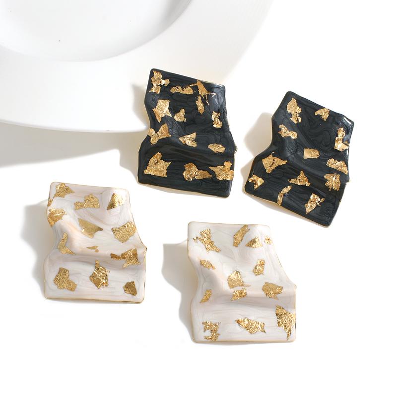 Dangle & Chandelier AENSOA Exaggerated Marbling Enamel Gold Foil Big Large Geometric Earrings Irregular Quicksand Acrylic Resin Square Drop
Dangle & Chandelier AENSOA Exaggerated Marbling Enamel Gold Foil Big Large Geometric Earrings Irregular Quicksand Acrylic Resin Square Drop