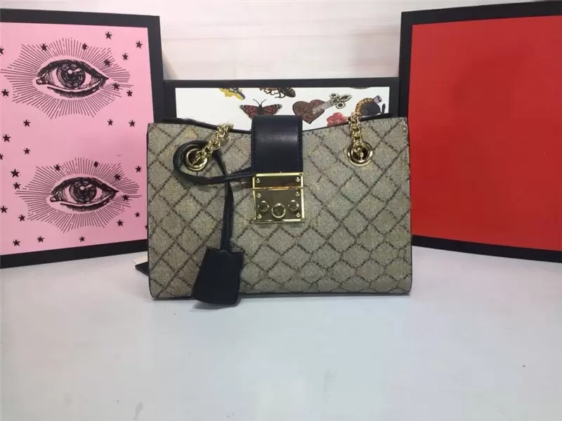 Designer Bags Luxury Padlock Medium Shoulder Bag 479197 PVC Chain Leather Tote women HandBag
Designer Bags Luxury Padlock Medium Shoulder Bag 479197 PVC Chain Leather Tote women HandBag