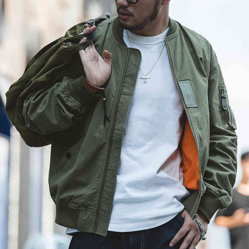 Men' Jackets Madden tooling American MA-1 pilot jacket autumn winter casual military Baseball Jacket men' fashion 7TON, 2# box
Men' Jackets Madden tooling American MA-1 pilot jacket autumn winter casual military Baseball Jacket men' fashion 7TON, 2# box