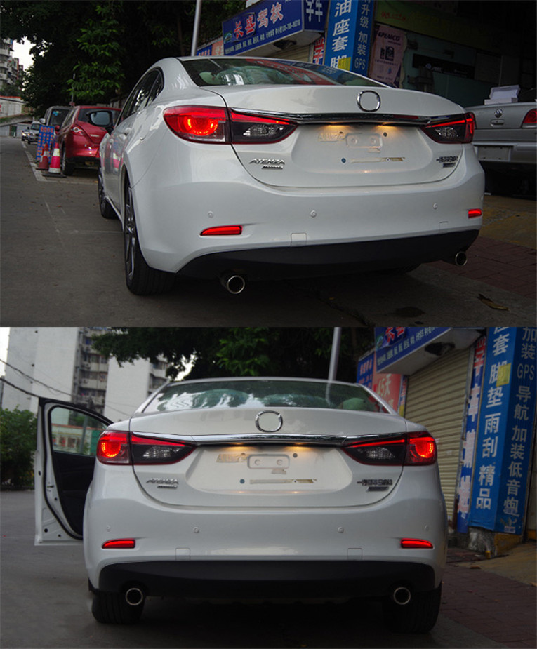 Car Tail Lamp For Atenza LED Taillight 2013-18 Mazda 6 Rear Bumper Light Fog Brake Turn Signal Running Light