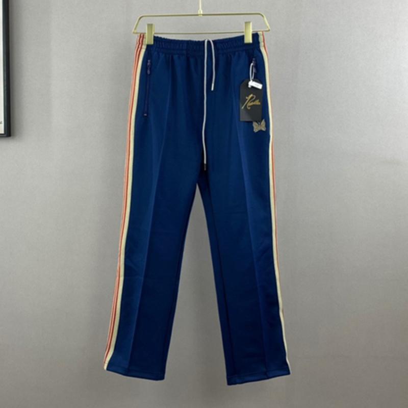 Men's Pants Stripe Needles Men Women Purple Sweatpants Butterfly Embroidery AWGE Track Trousers, Black
Men's Pants Stripe Needles Men Women Purple Sweatpants Butterfly Embroidery AWGE Track Trousers, Black