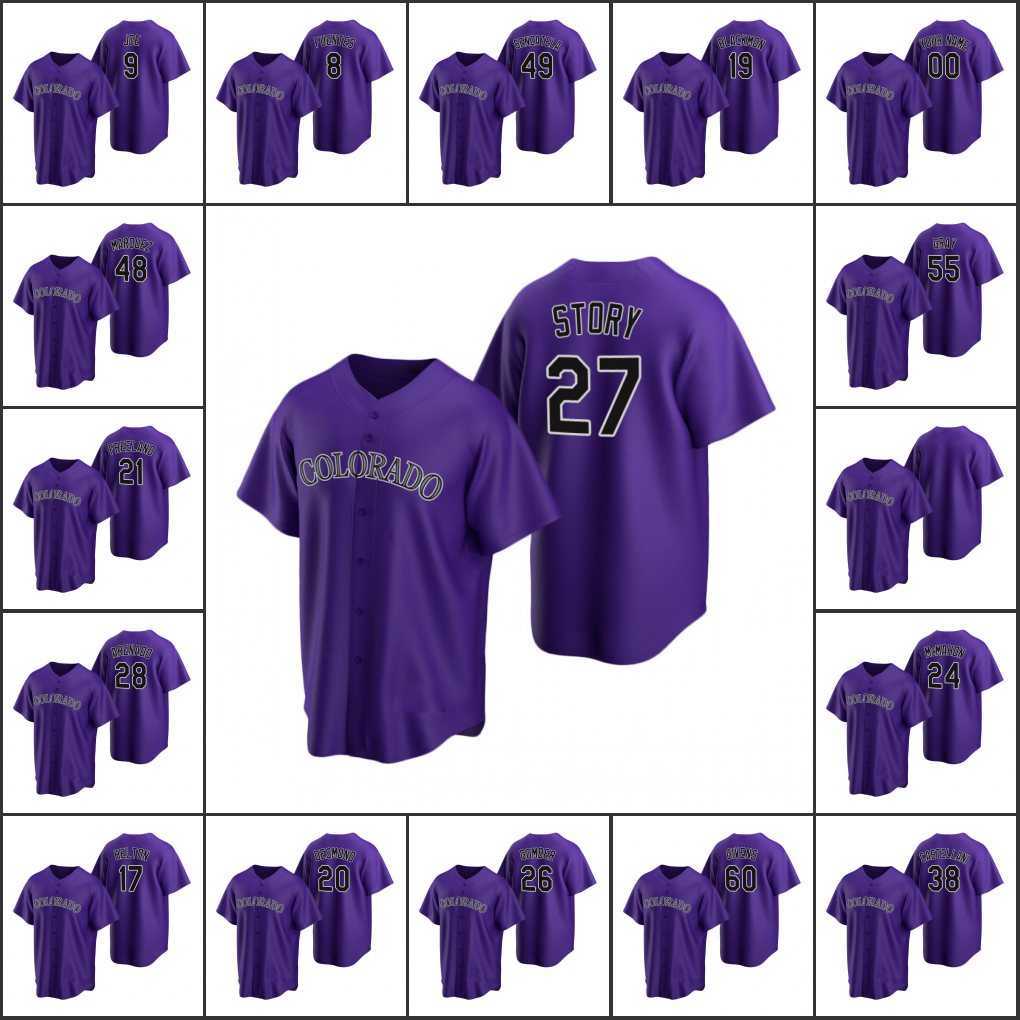 Colorado's Rockies Men Women Youth #55 Jon Gray 28 Nolan Arenado 19 Charlie Blackmon 27 Trevor Story Custom Purple Alternate Jersey
Colorado's Rockies Men Women Youth #55 Jon Gray 28 Nolan Arenado 19 Charlie Blackmon 27 Trevor Story Custom Purple Alternate Jersey