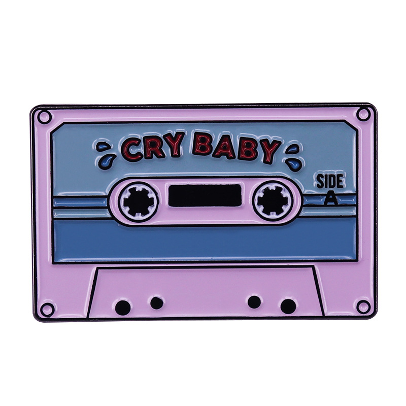 Cry Baby Cassette Enamel Pins Brooch Collecting Music Lapel Badges Men Women Fashion Jewelry Gifts Adorn Backpack Collar Hat, As picture
Cry Baby Cassette Enamel Pins Brooch Collecting Music Lapel Badges Men Women Fashion Jewelry Gifts Adorn Backpack Collar Hat, As picture