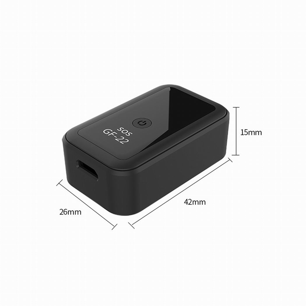 GF22 Multifunctional Mini Car Trackers Anti-Lost Alarm GPS/LBS/ WiFi Real Time Tracking Voice Locator Device GPS Tracker Positioning Real-Time Vehicle