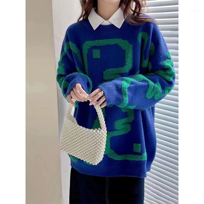 Women's Sweaters Fall 2022 Winter Fashion Clothing Blue Sweater Loose Thick Crew Neck Pullover, Black
Women's Sweaters Fall 2022 Winter Fashion Clothing Blue Sweater Loose Thick Crew Neck Pullover, Black