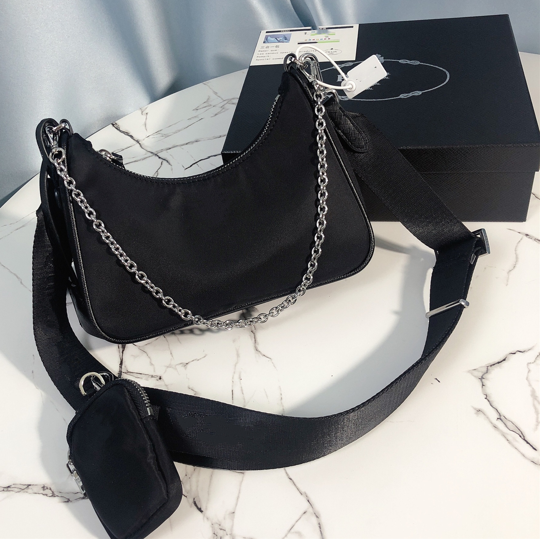 Classic Designer Women Shoulder Bag Nylon Crossbody Bags Ladies Handbags Clutch Tote Messenger Shopping Purse Wallet, Extra dust bag
Classic Designer Women Shoulder Bag Nylon Crossbody Bags Ladies Handbags Clutch Tote Messenger Shopping Purse Wallet, Extra dust bag