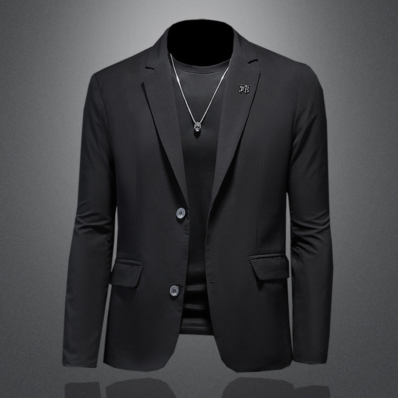 Men's small suits fashion spring and summer new Korean version youth casual slim coat large size trend leisure, Black
Men's small suits fashion spring and summer new Korean version youth casual slim coat large size trend leisure, Black