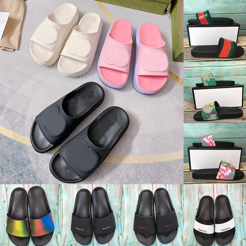 Designer Slides Mens Womens Sandals Platform Fashion Luxurys Floral Slipper Leather Rubber Flats Sandal Summer Beach Shoes Loafers Gear Thick Bottoms Sliders, G#19
Designer Slides Mens Womens Sandals Platform Fashion Luxurys Floral Slipper Leather Rubber Flats Sandal Summer Beach Shoes Loafers Gear Thick Bottoms Sliders, G#19