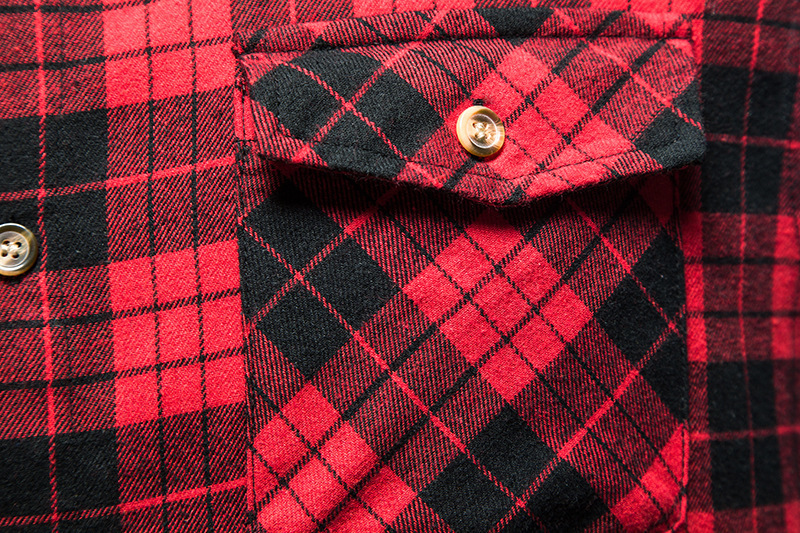 Men's Casual Flannel Plaid Shirt Sleeveless Double Pocket Cowboy Button Down Shirts Men Cotton Plus Size Vest Checkered Top 2XL 220322