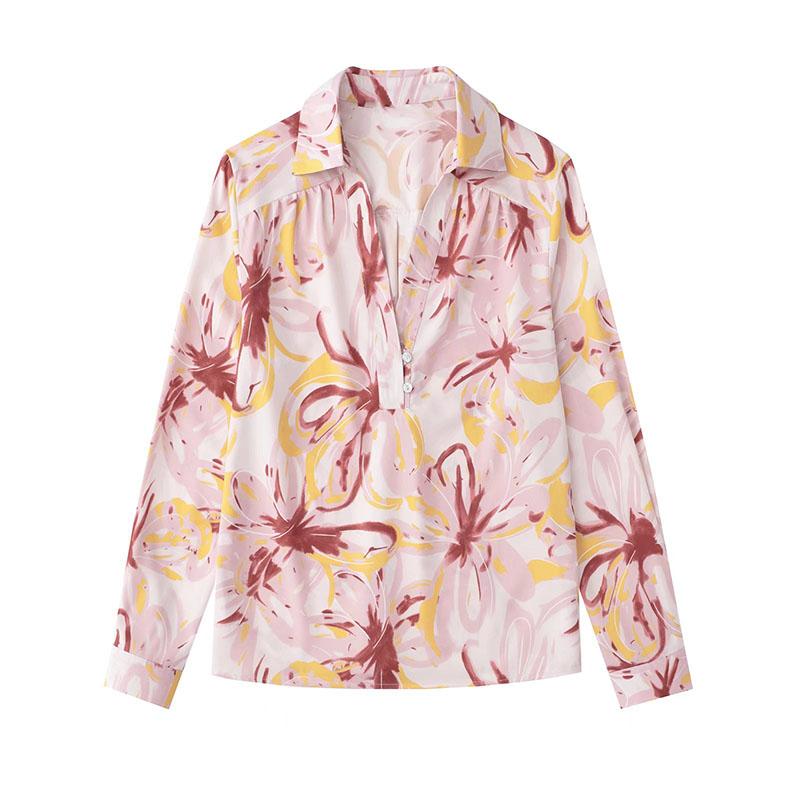 Women's Blouses & Shirts 2022 Fashion Floral Print Lady Top Single-Breasted Lapel Elegant Woman Shirt Basic Long Sleeve Chic Ladies BlouseWo, Multicolor
Women's Blouses & Shirts 2022 Fashion Floral Print Lady Top Single-Breasted Lapel Elegant Woman Shirt Basic Long Sleeve Chic Ladies BlouseWo, Multicolor