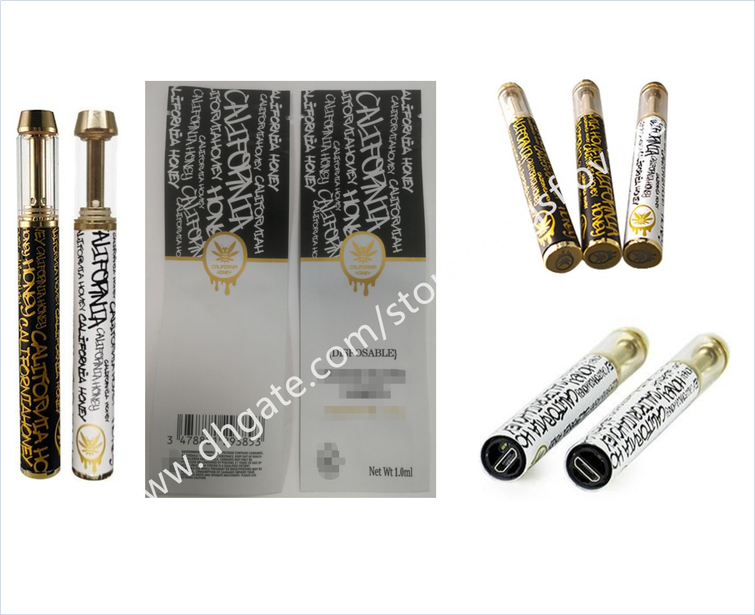 California Honey Disposable Vape Pen E-Cigarettes 400mAh Rechargeable USB port Empty Cartridge Vapes with Black Packing Bag
California Honey Disposable Vape Pen E-Cigarettes 400mAh Rechargeable USB port Empty Cartridge Vapes with Black Packing Bag