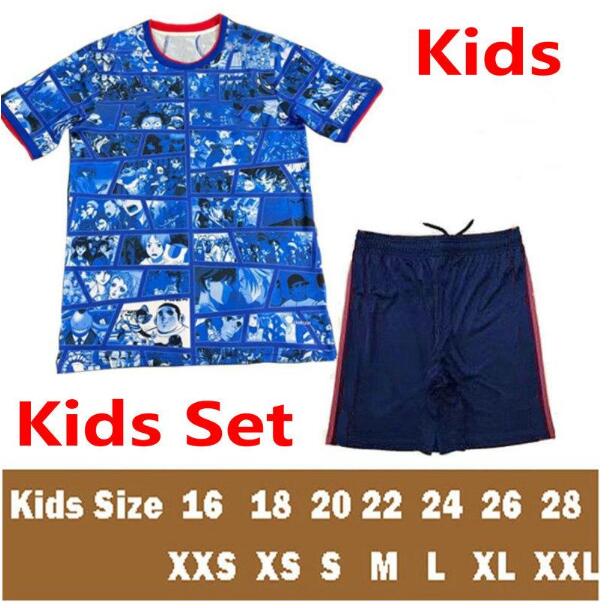 2021 2022 Japan Soccer Jerseys #10 MINAMINO #4 HONDA football shirts special cartoon ATOM NAGATOMO TSUBASA SHIBASAKI NAKAYAMA Men Kids uniforms mykit KIDS KIT, Blue
2021 2022 Japan Soccer Jerseys #10 MINAMINO #4 HONDA football shirts special cartoon ATOM NAGATOMO TSUBASA SHIBASAKI NAKAYAMA Men Kids uniforms mykit KIDS KIT, Blue