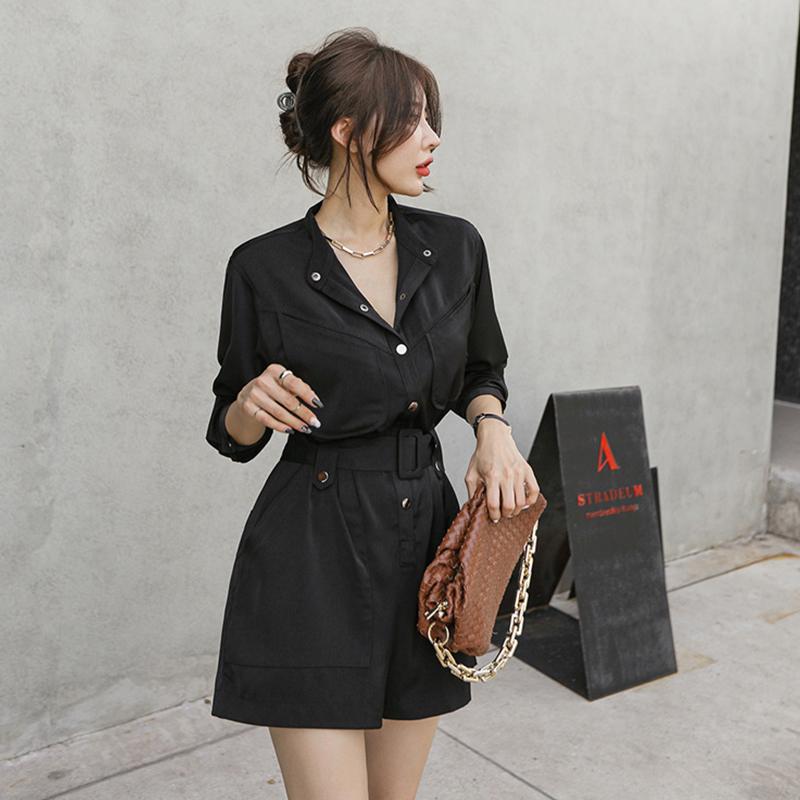 Women' Jumpsuits & Rompers Arrival Comfortable Work Style Playsuits High Quality Temperamental Solid Office Lady Vintage Elegant Cute Plays, Black
Women' Jumpsuits & Rompers Arrival Comfortable Work Style Playsuits High Quality Temperamental Solid Office Lady Vintage Elegant Cute Plays, Black