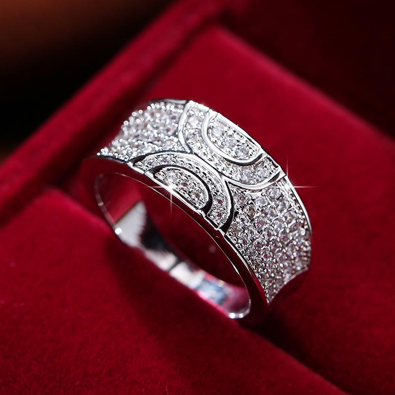 Wedding Rings Irregular Silver Plated Cubic Zirconia Ring Women Fashion Glamour Banquet Birthday Gift For GirlfriendWedding
Wedding Rings Irregular Silver Plated Cubic Zirconia Ring Women Fashion Glamour Banquet Birthday Gift For GirlfriendWedding