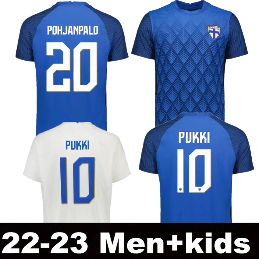 22 23 Finland Soccer Jerseys POHJANPALO euro 2022 cup National Team PUKKI SKRABB RAITALA JENSEN LOD KAMARA Finlandia 21 22 Football Uniforms maillot de foot
22 23 Finland Soccer Jerseys POHJANPALO euro 2022 cup National Team PUKKI SKRABB RAITALA JENSEN LOD KAMARA Finlandia 21 22 Football Uniforms maillot de foot