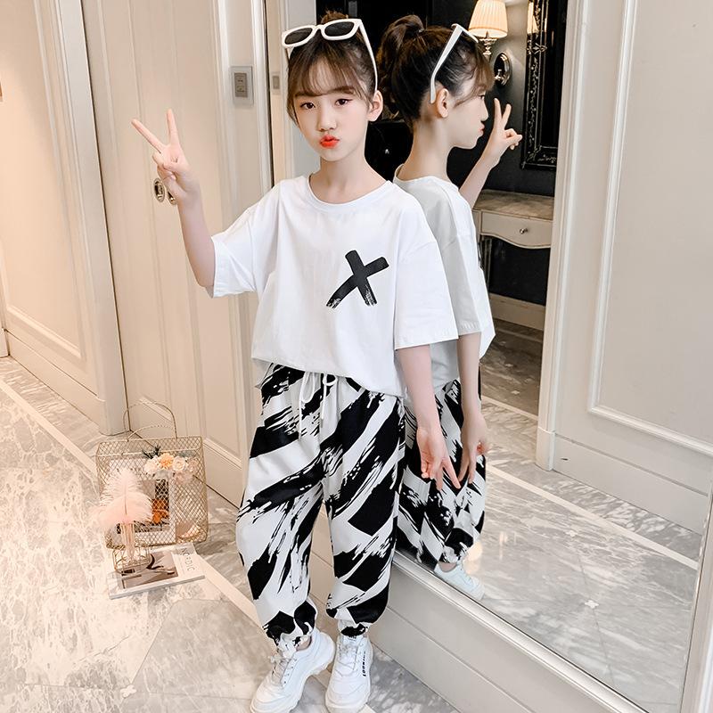 Clothing Sets Girls Summer Suit Kids Short Sleeve Shirts + Long Pants Outfit Set Tracksuit Teen 4 6 8 10 12 Year, White
Clothing Sets Girls Summer Suit Kids Short Sleeve Shirts + Long Pants Outfit Set Tracksuit Teen 4 6 8 10 12 Year, White