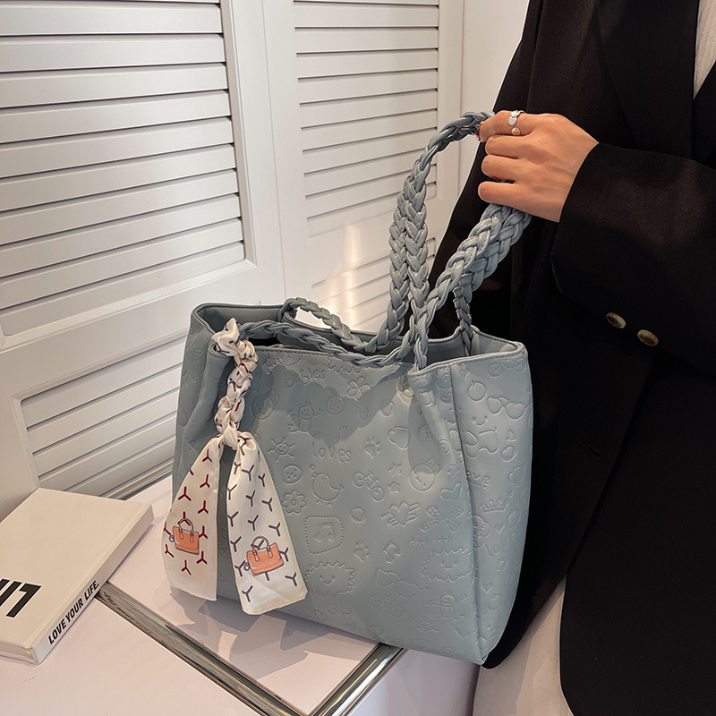 Fashion Totes Bag Print Ladies Shoulder Bag Underarm Casual Outdoor Handbag, Black 
Fashion Totes Bag Print Ladies Shoulder Bag Underarm Casual Outdoor Handbag, Black