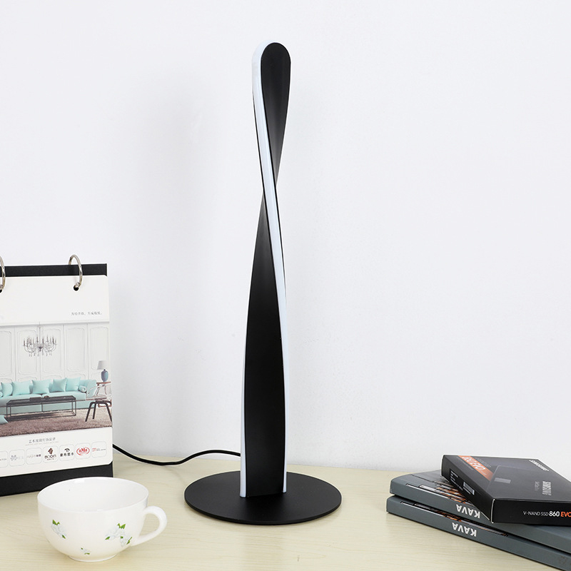Elegant LED Desk Lamp with Dimmer Control Perfect Study or Sleeping Room Illumination